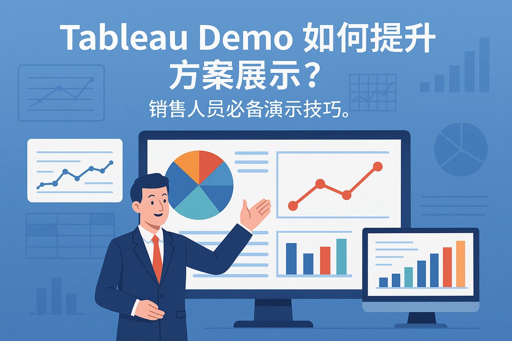 Tableau Demo如何提升方案展示？销售人员必备演示技巧。